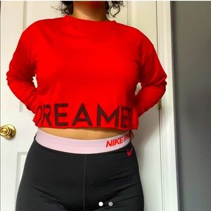Long sleeve crop top!